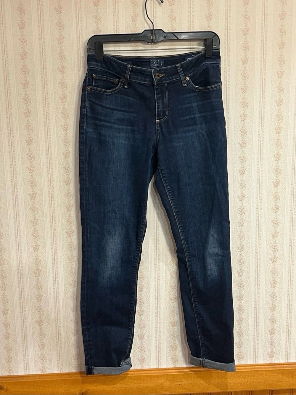 Classic Dark Blue Women's Jeans - Slim Fit